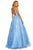 Sherri Hill - 52759 Embroidered Sweetheart Ballgown Dress In Blue