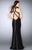 GiGi - Elegant Sleeveless High Neck Jersey Dress 23891 In Black