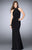 GiGi - Elegant Sleeveless High Neck Jersey Dress 23891 In Black