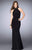 GiGi - Elegant Sleeveless High Neck Jersey Dress 23891 In Black