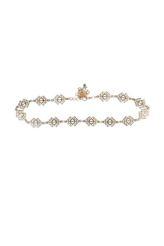 Heather Gardner - Goddess Choker in Gold
