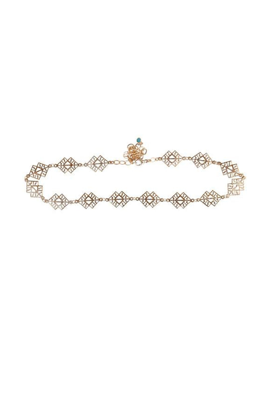 Goddess Choker in Gold