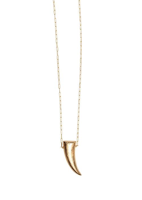 Golden Tusk Necklace - Sold Out