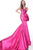 Jovani - 68330 Scoop Neck Mikado Mermaid Gown In Pink
