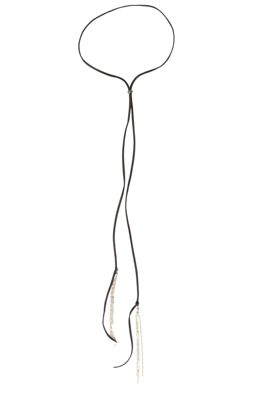 Leather Diamond Bolo