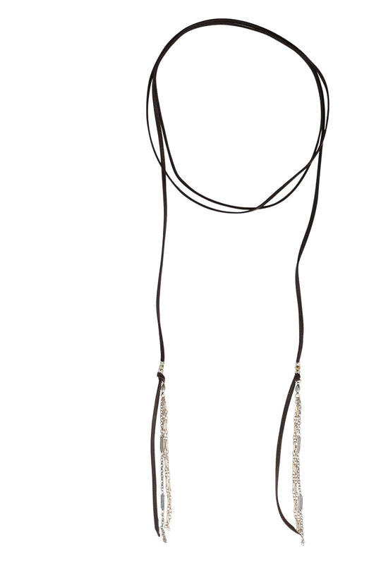 Alpine Wallflower Choker in Various Leather Colors