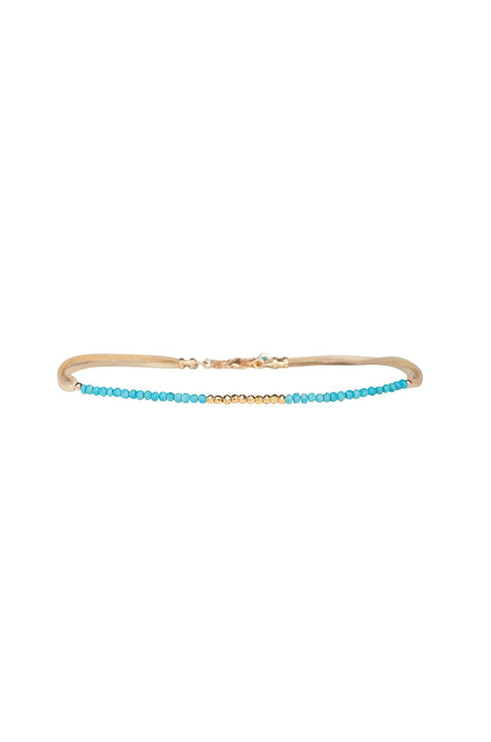 Heather Gardner - Goddess Gemstone Choker in Turquoise and Gold