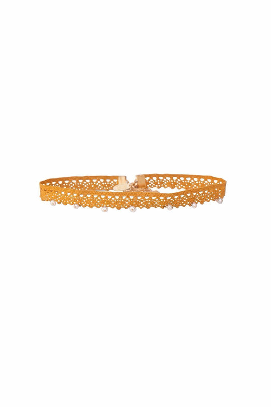 Heather Gardner - Aster Lace Chocker with Pearls