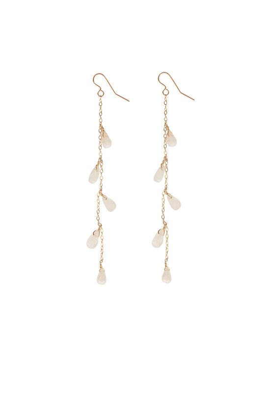 Moonstone Teardrop Earring