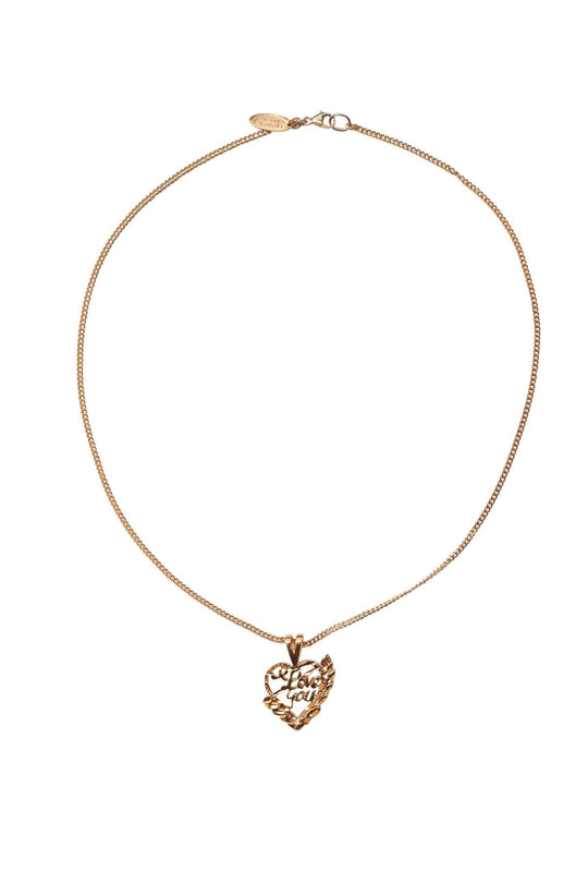 Heather Gardner - Vintage Love Necklace In Gold