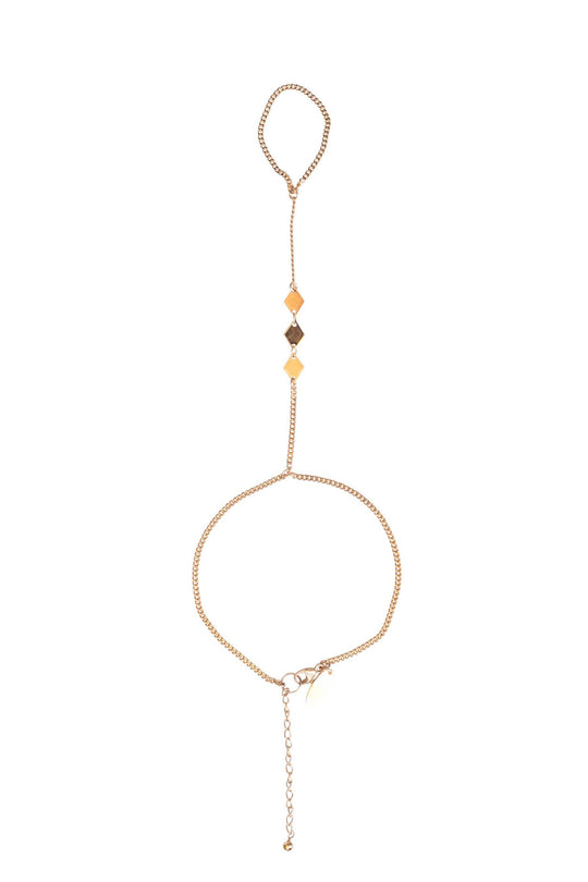 Heather Gardner - Diamond Hand Chain in Gold, Silver, Rose Gold