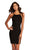 Harper And Lemon - 22105 Sleeveless Halter Sheath Dress In Black