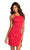 Harper And Lemon - 22105 Sleeveless Halter Sheath Dress In Red