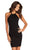 Harper And Lemon - 22106 Double Strap Halter Sheath Dress In Black