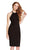 Harper And Lemon - 22110 Strappy Halter Fitted Cocktail Dress In Black