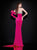 Tarik Ediz - One Sleeve Asymmetrical Illusion Gown  92451 in Pink
