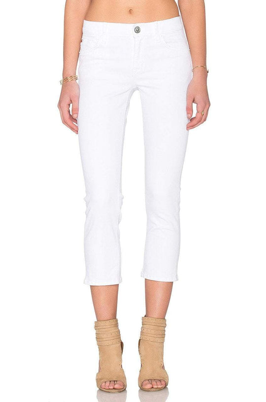 Hudson Jeans -  Crop Fallon Straight In White