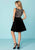 Tiffany Homecoming - 27141 Fitted Bateau A-Line Cocktail Dress In Black