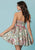 Tiffany Homecoming - 27168 Printed Strapless Deep Sweetheart A-line Dress In Pink and Multi-Color