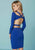Tiffany Homecoming - 27171 Two Piece Embellished Jersey Fitted Dress In Blue