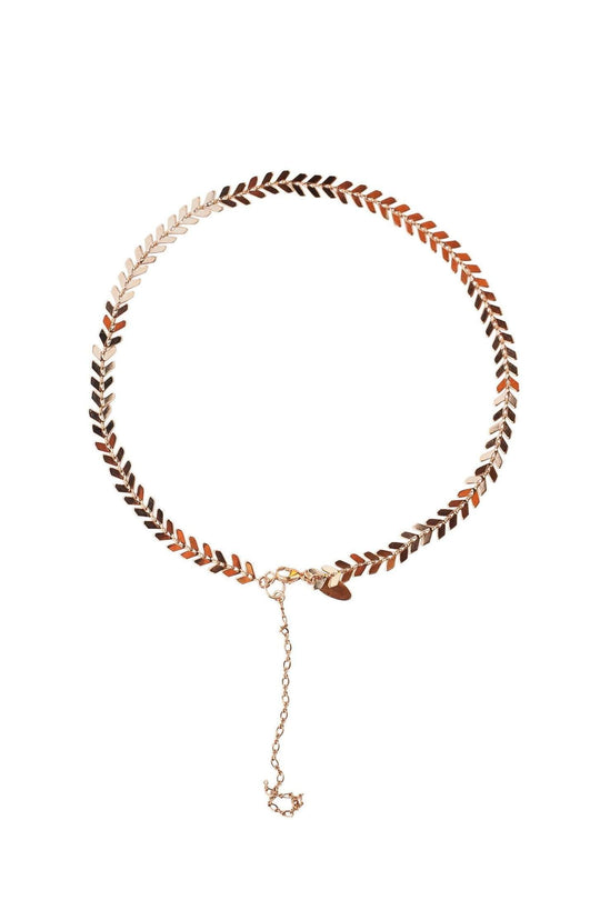 Heather Gardner - Chevron Choker in Gold, Silver or Rose Gold