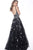 Jovani - 54695 Embellished V-Neck A-line Long Dress In Black 