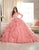 Quinceanera Collection - 26813 Crystal Ornate Two Piece Ballgown in Pink