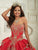 Quinceanera Collection - 26842 Metallic Embroided Sweetheart Ballgown