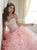 Quinceanera Collection - 26845 Crystal Beaded Ruffle Organza Ballgown