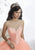 Quinceanera Collection - 26866 Sparkly Illusion Lace Up Back Ballgown in Orange