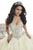 Quinceanera Collection - 26870 Crystal Sweetheart Corset Ballgown In Neutral and Yellow
