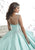 Quinceanera Collection - 26873 Illusion Jewel Pleated Ballgown