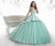 Quinceanera Collection - 26873 Illusion Jewel Pleated Ballgown