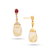 Tresor Collection - Gemstone and Diamond Interchangeable Top in 18K Gold