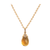 Tresor Collection - Gemstone & Diamond Interchangeable Baroque Pendant In 18k Yellow Gold Citrine