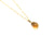 Citrine & Diamond Interchangeable Baroque Pendant In 18k White Gold