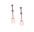 Amethyst Interchangeable Top With Rose Quartz Baroque In 18K Rose Gold