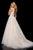 Sherri Hill - 11335 Beaded Embroidered Tulle V Neck A Line Dress In White and Neutral
