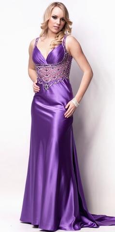 I40002 Dress in Purple