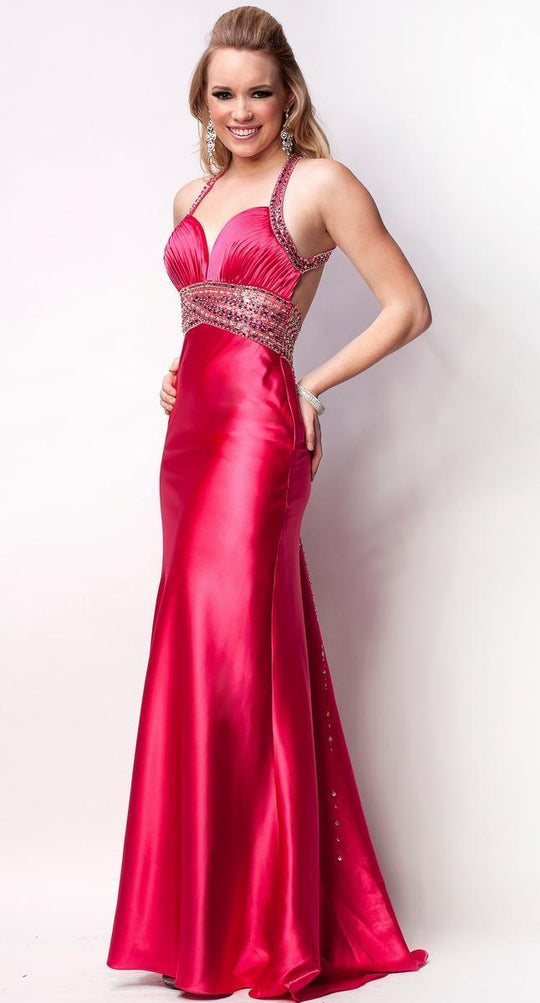 I40005 Dress in Hot Pink
