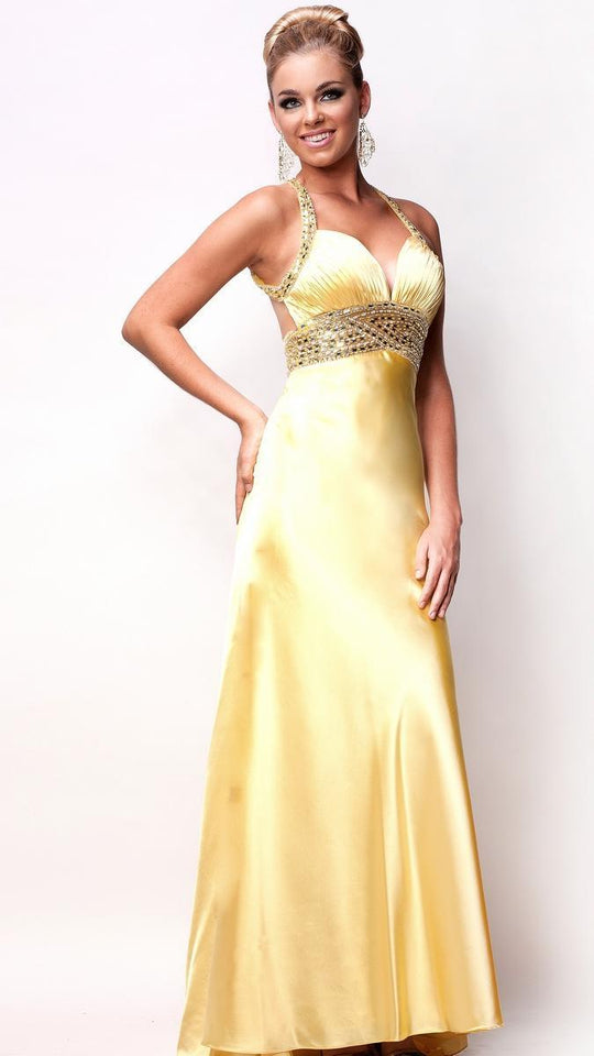 I40005 Dress in Yellow