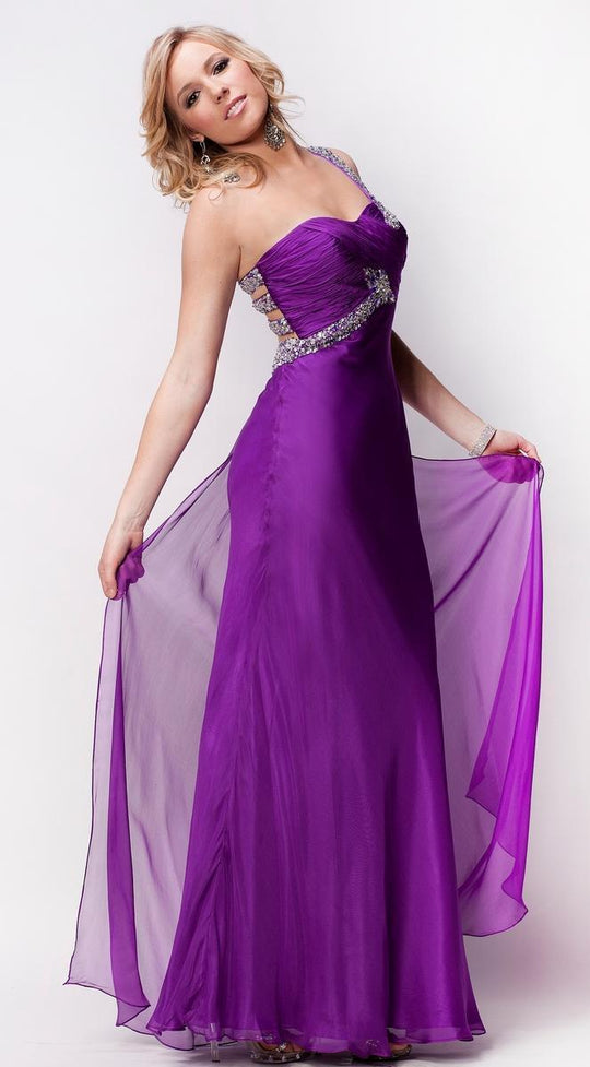 I41383 Dress in Purple