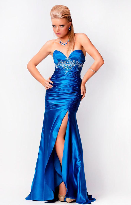 I47111 Dress in Royal