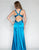 I47166 Dress in Peacock
