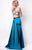 I47899 Dress in Dark Peacock