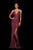 Sherri Hill - 53008 Fully Beaded Sleeveless V Neck Long Evening Dress In Red