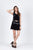 RAGA - Night Rider Mini Skirt in Black