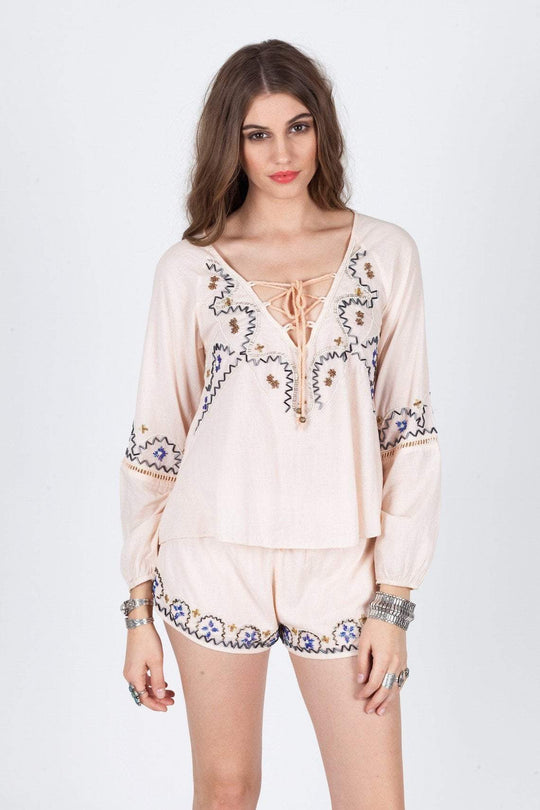 RAGA - New Angel Blouse in Nude