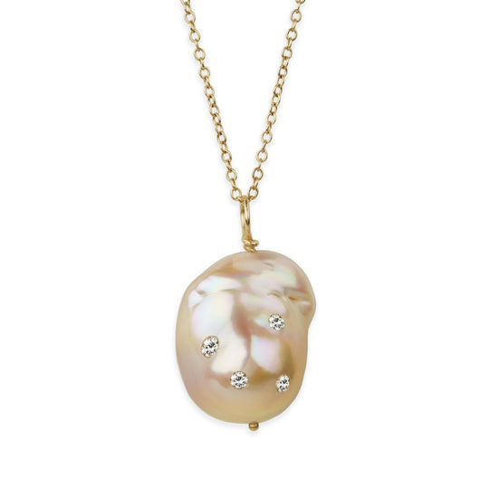 Pink Pearl Pendant