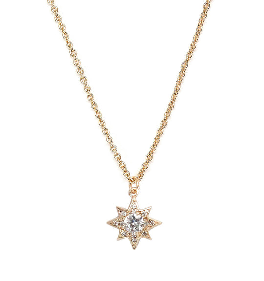 Gold Starburst Necklace
